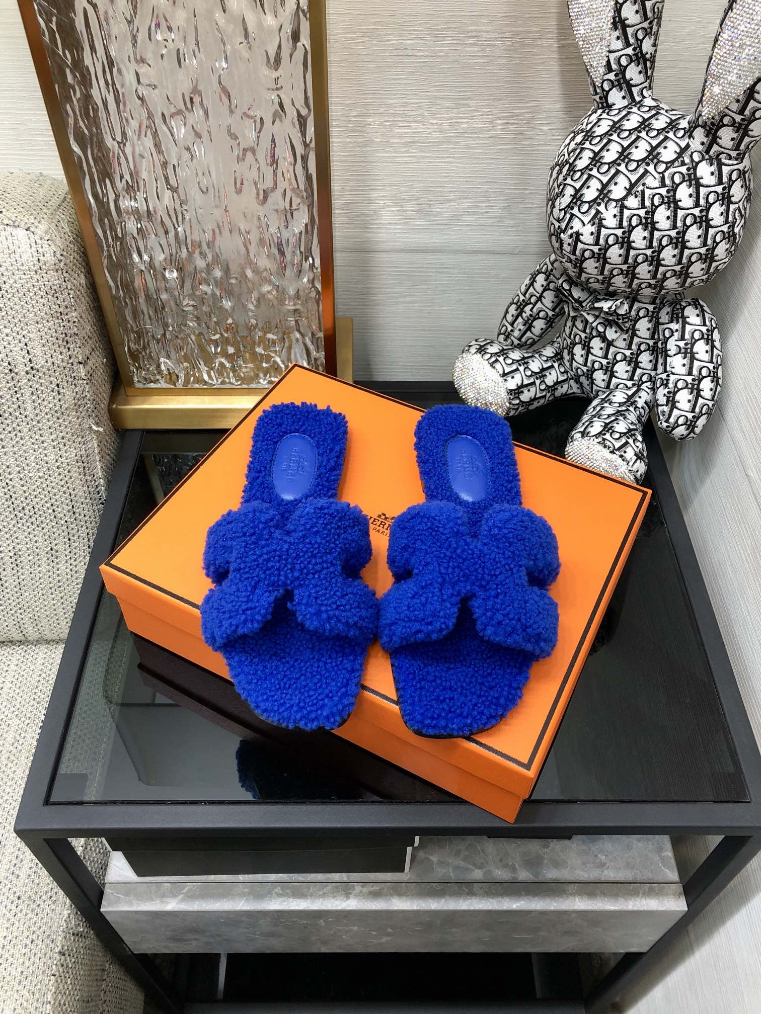 H**me5 Oran Sandal Dark Blue For Women