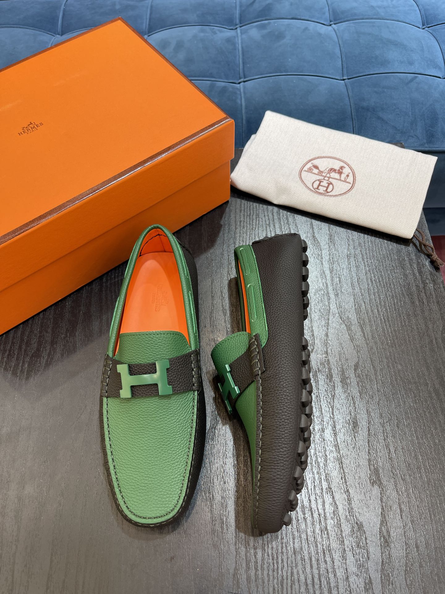 H**me5 Irving Loafer Green For Men