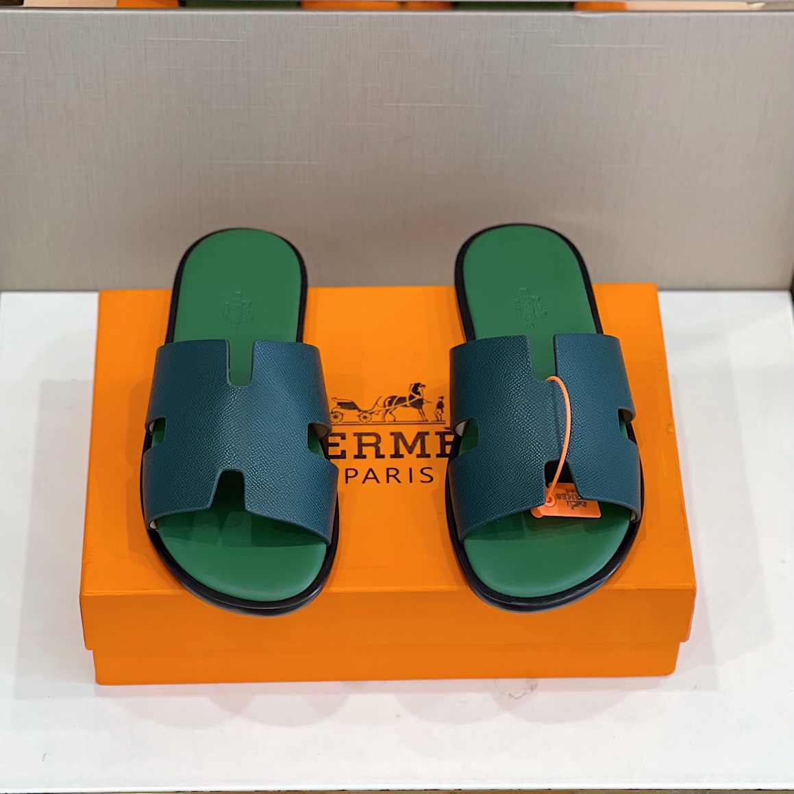H**me5 Izmir Sandal Dark Green For Men