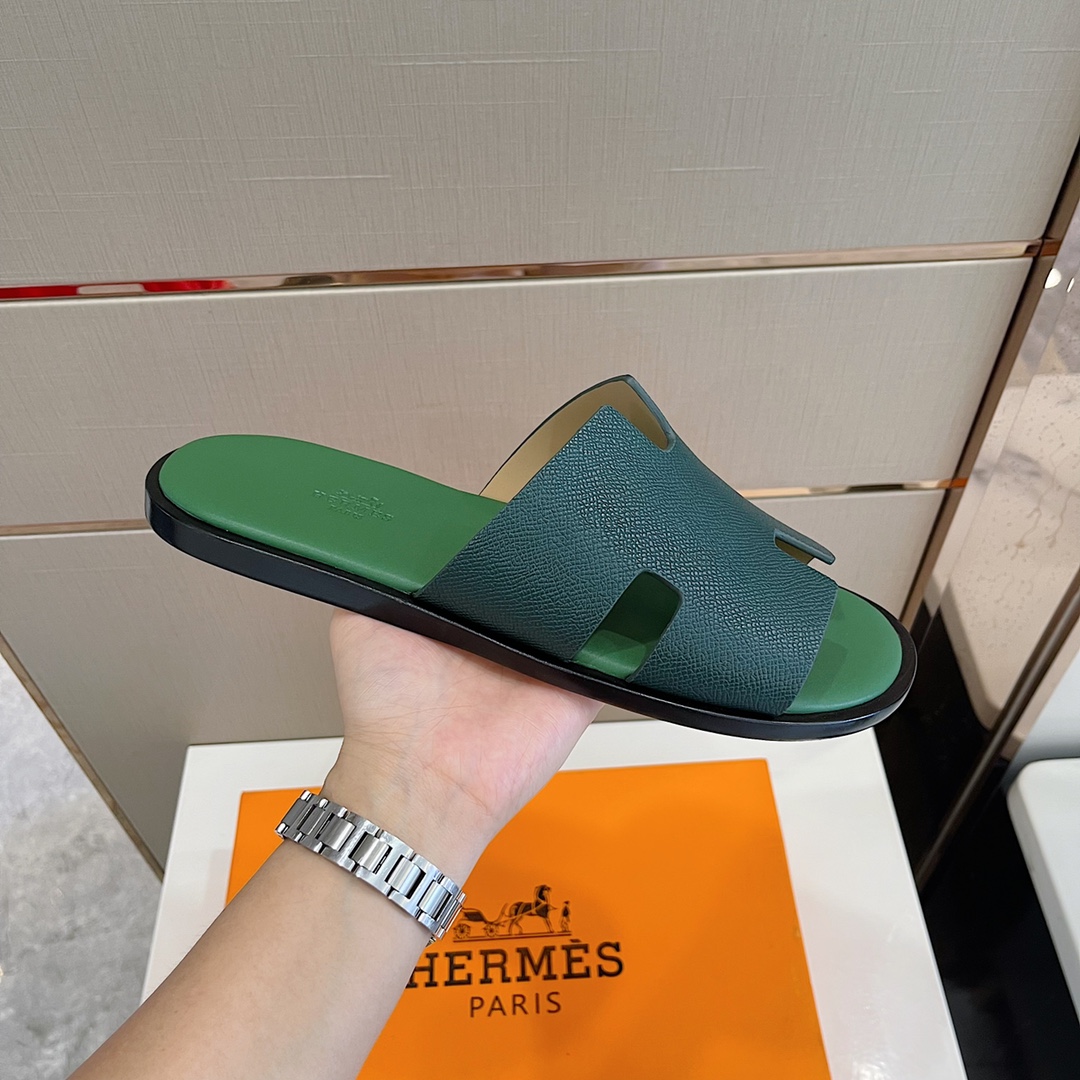 H**me5 Izmir Sandal Dark Green For Men