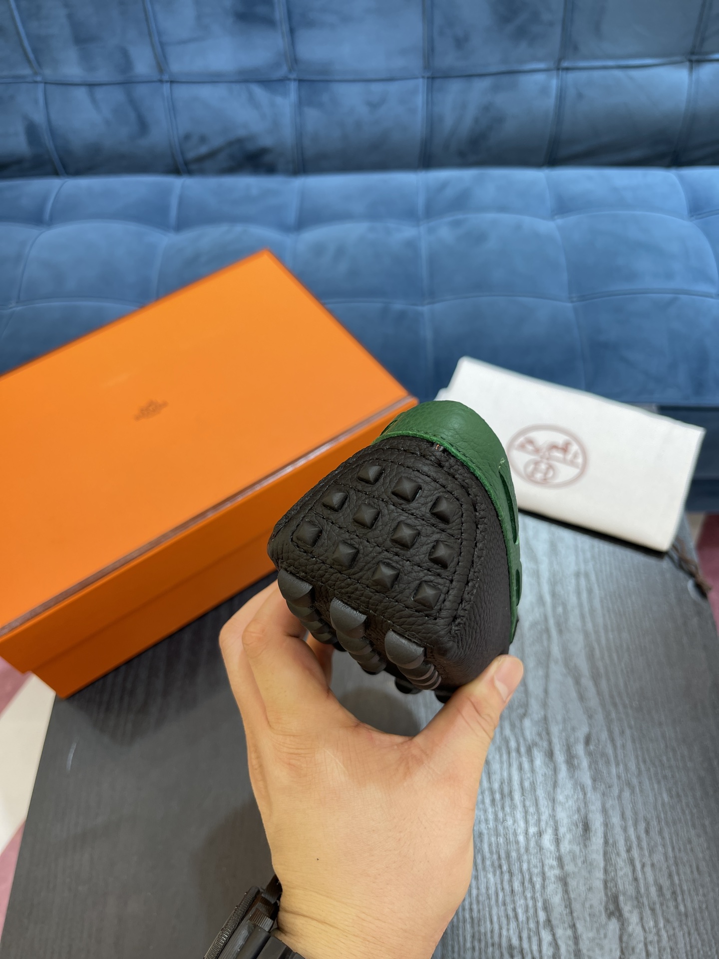 H**me5 Irving Loafer Green For Men