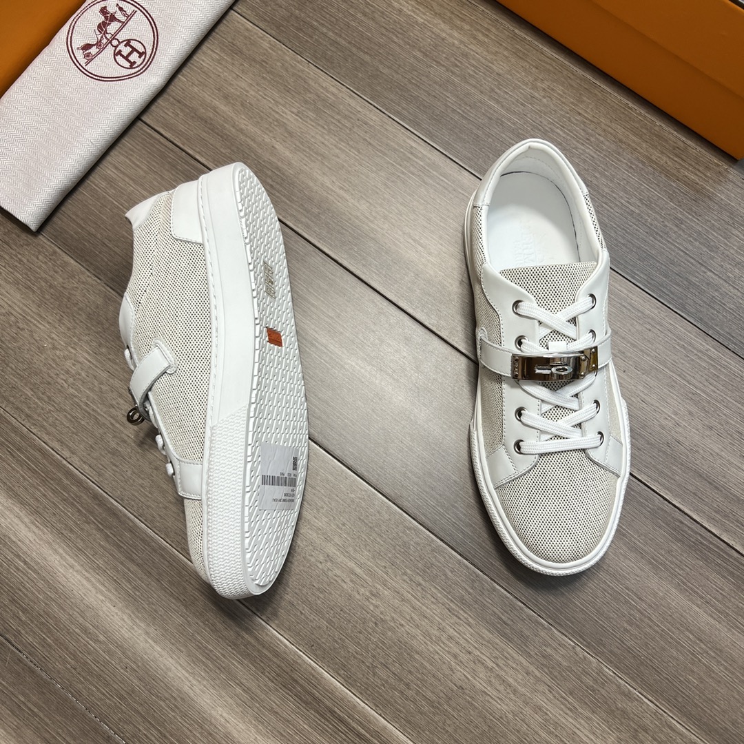 H**me5 Casual Sneakers Gray And White For Men